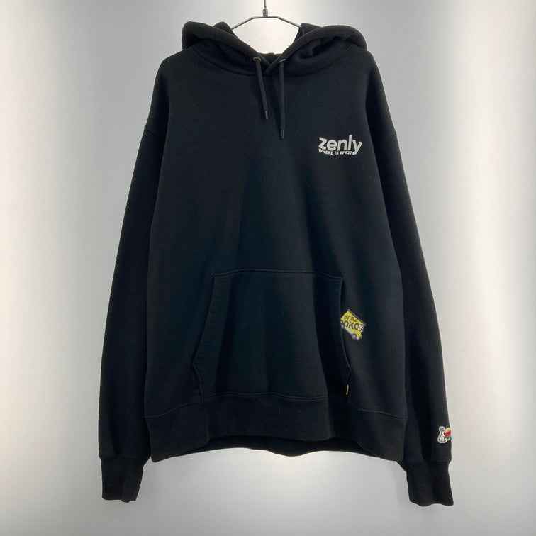 【中古品】【メンズ】 FR2 ZENLY プルオーバーパーカー 142-260226-WA-01-iwa サイズ：XL カラー：ブラック 万代Net店