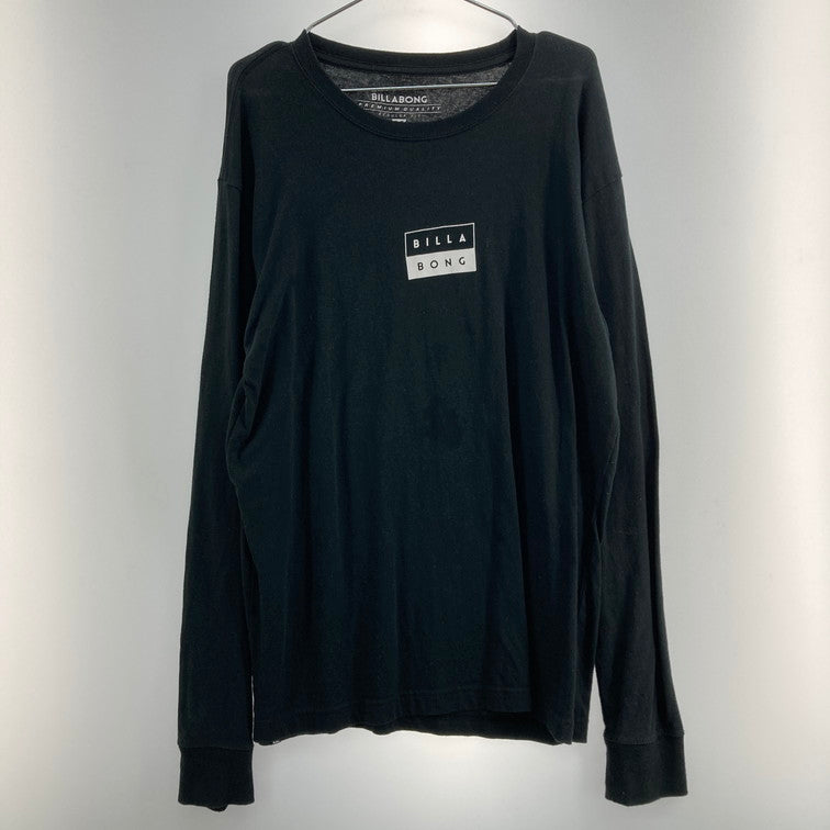 【中古品】【メンズ】 BILLABONG ビラボン Tシャツ 長袖 ロンT 147-260226-WA-02-iwa サイズ：L カラー：ブラック 万代Net店