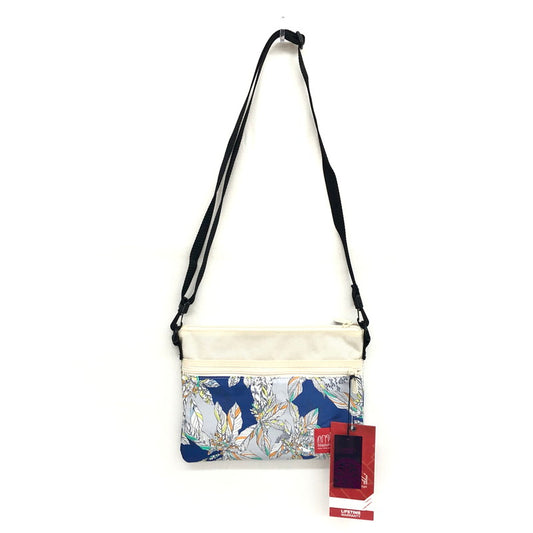 【中古美品】【メンズ/レディース】 Manhattan Portage マンハッタンポーテージ HARLEM BAG 1084-LBTY-19SS ハーレムバッグ ショルダーバッグ クラッチバッグ サコッシュ ポーチ バッグ 鞄 189-240621-rs-01-fur カラー：ネイビー/アイボリー 万代Net店