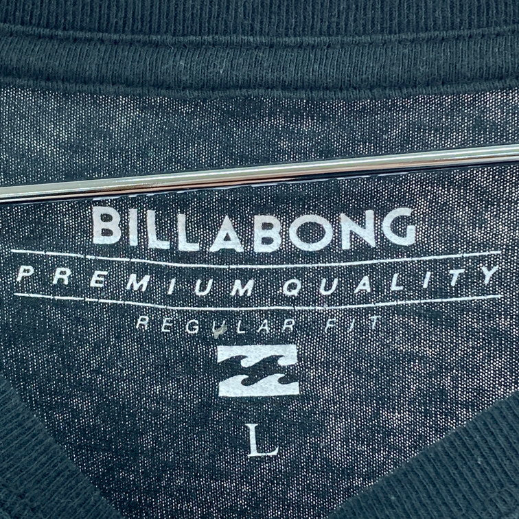 【中古品】【メンズ】 BILLABONG ビラボン Tシャツ 長袖 ロンT 147-260226-WA-02-iwa サイズ：L カラー：ブラック 万代Net店