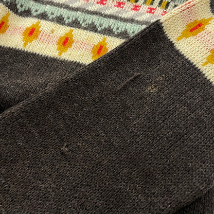 【中古品】【メンズ】 KANDAHAR カンダハール 50’s CREWNECK WOOL KNIT VINTAGE 50年代 クルーネック ウールニット 長袖 トップス セーター ヴィンテージ 145-250918-yo-22-tei サイズ：表記無し カラー：ブラウン 万代Net店