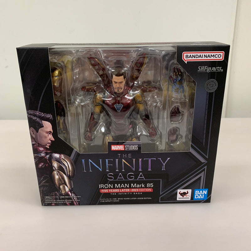 【現状渡し品】 バンダイ S.H.Figuarts アイアンマンマーク 85 FIVE YEARS LATER～2023 EDITION アクションフィギュア おもちゃ アメトイ 055-260408-AS-12-min 万代Net店