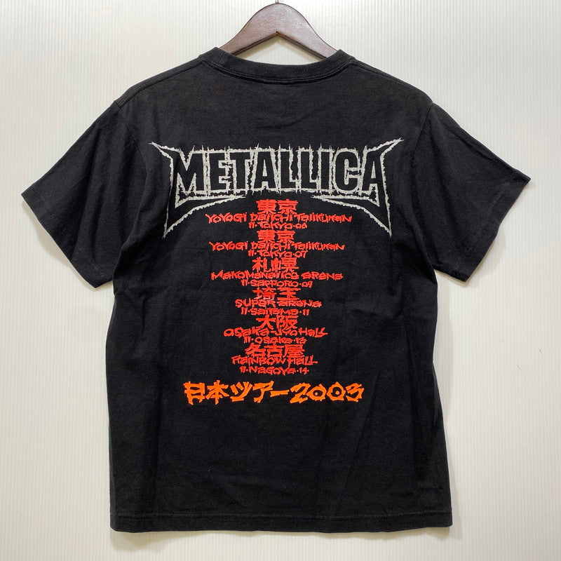 【中古品】【メンズ】 USED ユーズド METALLICA メタリカ 2003 METALLICA JAPAN TOUR TEE メタリカ ジャパンツアー Ｔシャツ トップス 半袖 146-260802-ya-10-izu サイズ：下記参照 カラー：ブラック 万代Net店
