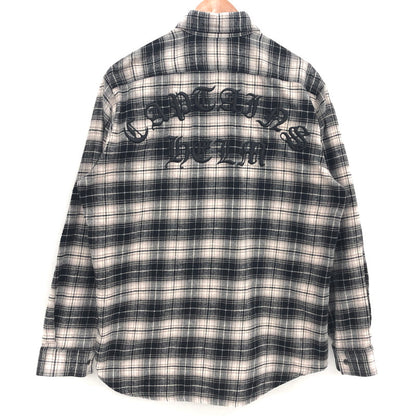 【中古品】【メンズ】 CAPTAINS HELM キャプテンズヘルム OVER-SIZE FLANNEL SHIRTS CH20-AW-SO1 オーバーサイズフランネルシャツ チェックシャツ 長袖 トップス ストリート系 142-250217-rs-05-fur サイズ：M カラー：ブラック/ホワイト系 万代Net店