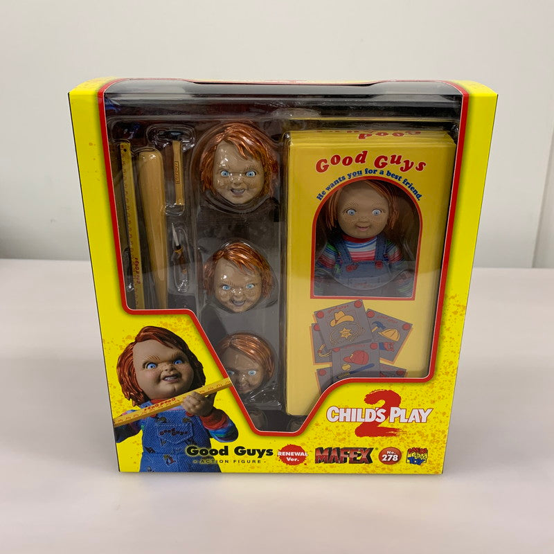 【未使用品】 メディコムトイ チャイルド・プレイ2 MAFEX Good Guys RENEWAL Ver. アクションフィギュア No.278 おもちゃ アメトイ 055-260408-AS-17-min 万代Net店