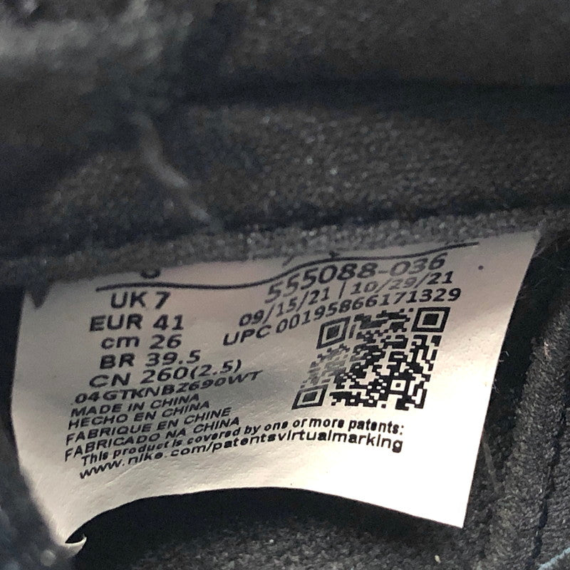 【中古美品】【メンズ】 NIKE ナイキ AIR JORDAN 1 HIGH OG "REBELLIONAIRE" 555088-036 エアジョーダン1 ハイ OG リベリオネア スニーカー シューズ 靴 160-250929-hn-09-fur サイズ：26.0cm US 8 カラー：ブラック/グレー/ホワイト 万代Net店