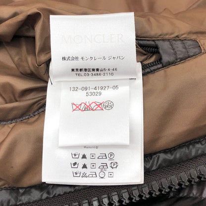 【中古品】【メンズ/レディース】 MONCLER モンクレール FEDOR GIUBBOTTO 320914192705 53029 フェドール ダウンジャケット アウター 141-250218-rs-01-fur サイズ：3 カラー：チョコレート系・ブラウン 万代Net店