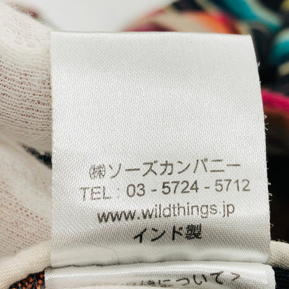 【中古品】【メンズ】 WILDTHINGS ワイルドシングス 13SSWT020-B クロップドパンツ ボトムス 155-250625-hn-05-fur サイズ：S カラー：マルチカラー 万代Net店