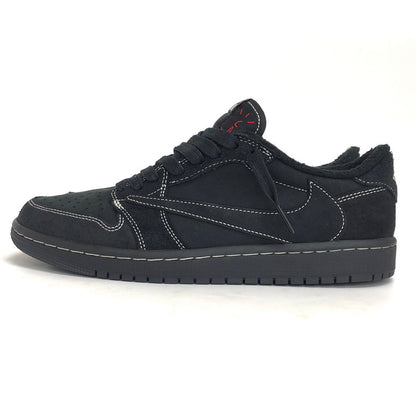 【中古品】【メンズ】 NIKE ナイキ × Travis Scott トラヴィススコット AIR JORDAN 1 LOW OG SP "BLACK PHANTOM" DM7866-001 エアジョーダン ロー ブラックファントム スニーカー シューズ 靴 160-250218-rs-02-fur サイズ：26.5cm US 8.5 カラー：ブラック 万代Net店