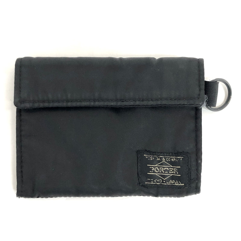 【現状渡し品】【メンズ】 PORTER ポーター TANKER WALLET タンカー 財布 ウォレット 201-260819-rs-04-fur カラー：ブラック 万代Net店