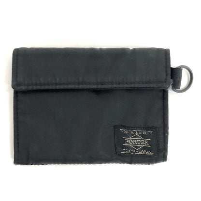 【現状渡し品】【メンズ】 PORTER ポーター TANKER WALLET タンカー 財布 ウォレット 201-260819-rs-04-fur カラー：ブラック 万代Net店
