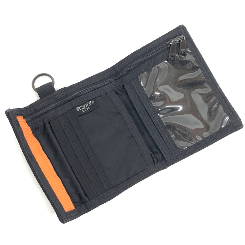 【現状渡し品】【メンズ】 PORTER ポーター TANKER WALLET タンカー 財布 ウォレット 201-260819-rs-04-fur カラー：ブラック 万代Net店