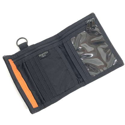 【現状渡し品】【メンズ】 PORTER ポーター TANKER WALLET タンカー 財布 ウォレット 201-260819-rs-04-fur カラー：ブラック 万代Net店