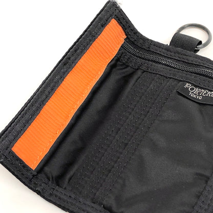 【現状渡し品】【メンズ】 PORTER ポーター TANKER WALLET タンカー 財布 ウォレット 201-260819-rs-04-fur カラー：ブラック 万代Net店