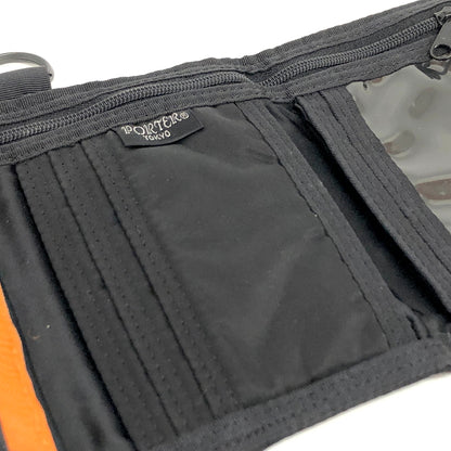 【現状渡し品】【メンズ】 PORTER ポーター TANKER WALLET タンカー 財布 ウォレット 201-260819-rs-04-fur カラー：ブラック 万代Net店