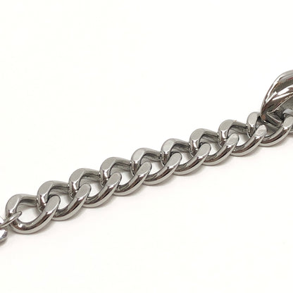 【中古品】【メンズ/レディース】 DIESEL ディーゼル Bracelet DX1413040 ロゴブレスレット STEEL アクセサリー 192-260821-rs-01-fur カラー：シルバー 万代Net店