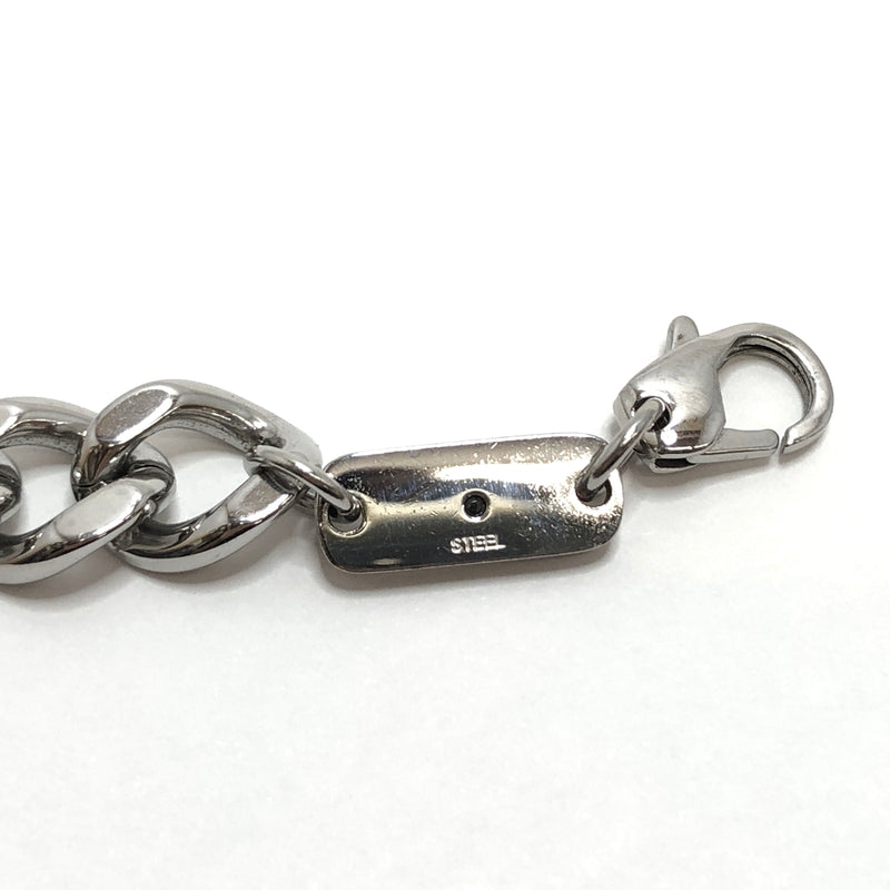 【中古品】【メンズ/レディース】 DIESEL ディーゼル Bracelet DX1413040 ロゴブレスレット STEEL アクセサリー 192-260821-rs-01-fur カラー：シルバー 万代Net店