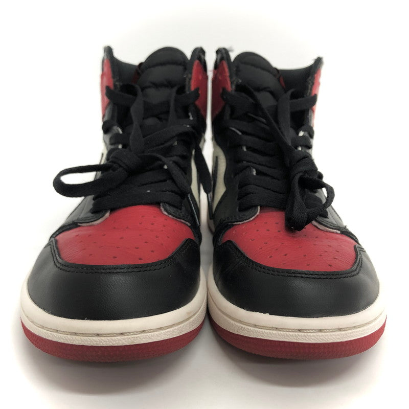 【中古品】【メンズ】 NIKE ナイキ AIR JORDAN 1 RETRO HIGH OG "BRED TOE" 555088-610 エアジョーダン 1 レトロ ハイ OG ブレッド トゥ スニーカー シューズ 靴 160-250929-hn-06-fur サイズ：27.0cm US 9 カラー：レッド/ブラック/ホワイト 万代Net店