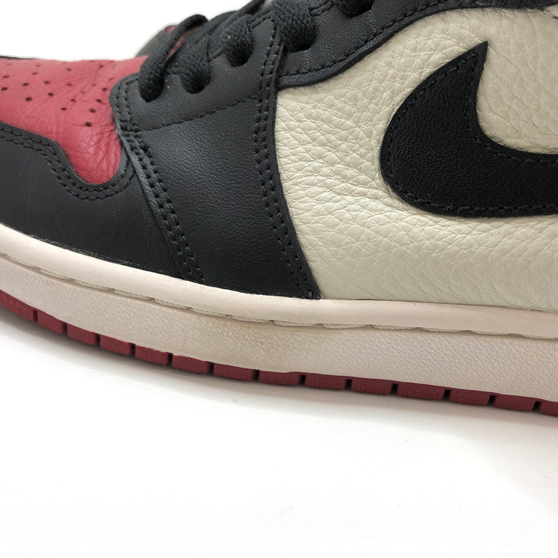 【中古品】【メンズ】 NIKE ナイキ AIR JORDAN 1 RETRO HIGH OG "BRED TOE" 555088-610 エアジョーダン 1 レトロ ハイ OG ブレッド トゥ スニーカー シューズ 靴 160-250929-hn-06-fur サイズ：27.0cm US 9 カラー：レッド/ブラック/ホワイト 万代Net店