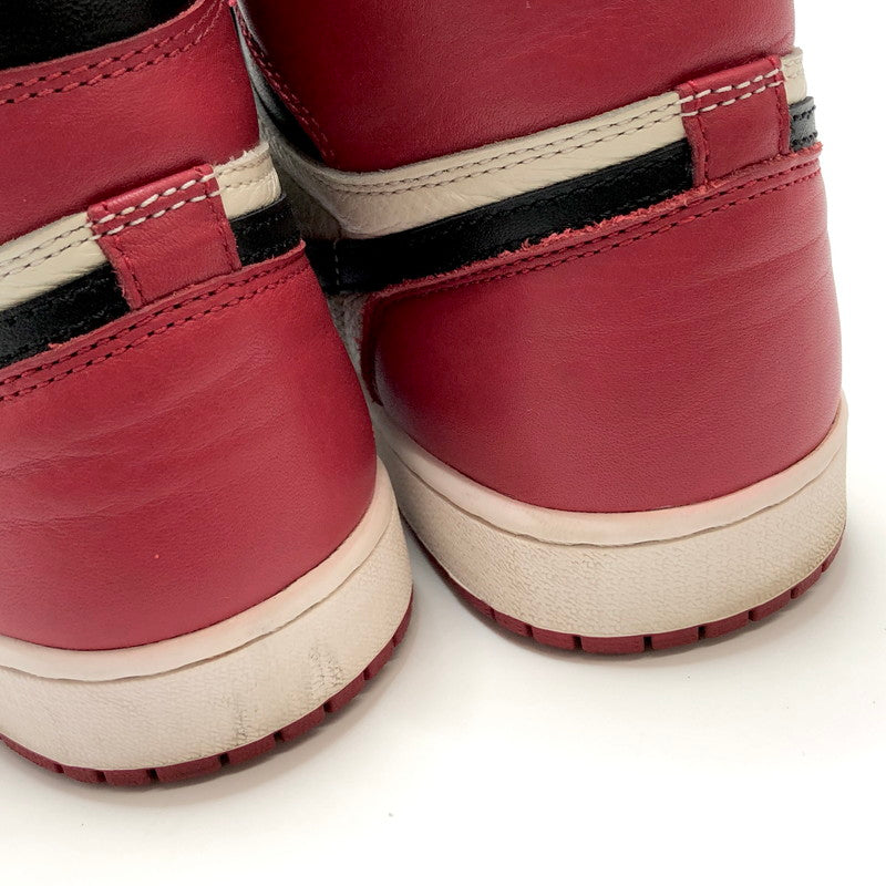 【中古品】【メンズ】 NIKE ナイキ AIR JORDAN 1 RETRO HIGH OG "BRED TOE" 555088-610 エアジョーダン 1 レトロ ハイ OG ブレッド トゥ スニーカー シューズ 靴 160-250929-hn-06-fur サイズ：27.0cm US 9 カラー：レッド/ブラック/ホワイト 万代Net店