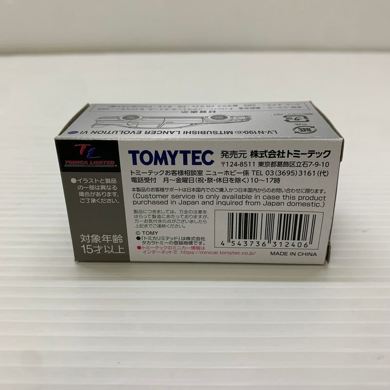 【中古品】 トミーテック トミカリミテッドヴィンテージ ネオ 1/64 LV-N190c 三菱ランサーGSR エボリューションVI 紺 完成品 312406 ミニカー 061-251216-AS-5-min 万代Net店