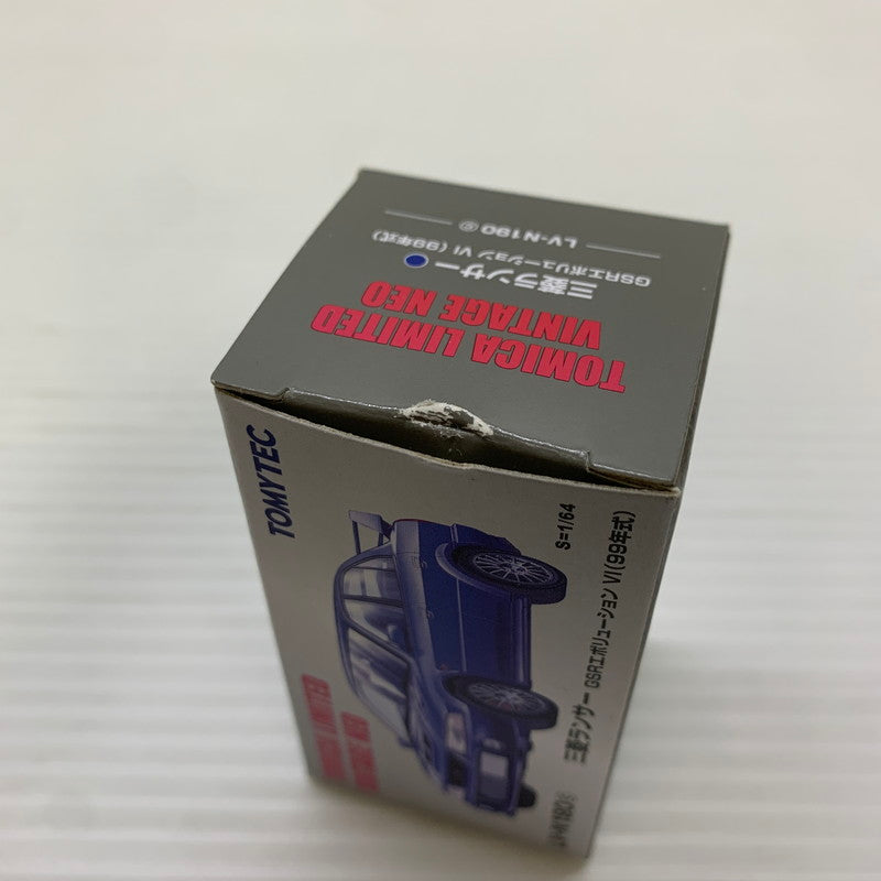 【中古品】 トミーテック トミカリミテッドヴィンテージ ネオ 1/64 LV-N190c 三菱ランサーGSR エボリューションVI 紺 完成品 312406 ミニカー 061-251216-AS-5-min 万代Net店