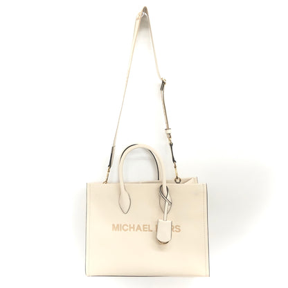 【中古品】【レディース】 MICHAEL KORS マイケルコース MIRELLA EW 35S4G7ZT2L トートバッグ ショルダーバッグ 2WAY 鞄 188-260603-rs-08-fur カラー：クリーム系 万代Net店