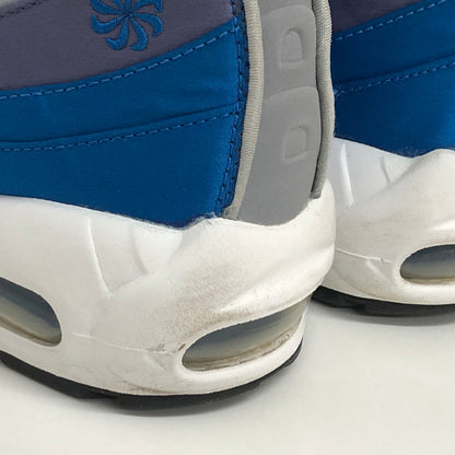 【中古品】【メンズ】 NIKE ナイキ AIR MAX 95 SE AJ2018-001 エア マックス スニーカー シューズ 靴 160-260819-rs-06-fur サイズ：27.5cm US9.5 カラー：ウルフグレー/ブルーネブラ 万代Net店