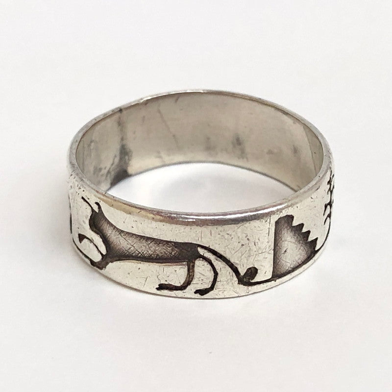 【中古品】【メンズ】 Vidal Aragon ビダル・アラゴン Kewa Vintage "Storyteller" Men's Ring c.1960～ ストーリーテラー リング 指輪 シルバー アクセサリー 191-241023-rs-01-fur カラー：シルバー 万代Net店