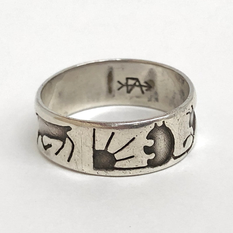 【中古品】【メンズ】 Vidal Aragon ビダル・アラゴン Kewa Vintage "Storyteller" Men's Ring c.1960～ ストーリーテラー リング 指輪 シルバー アクセサリー 191-241023-rs-01-fur カラー：シルバー 万代Net店