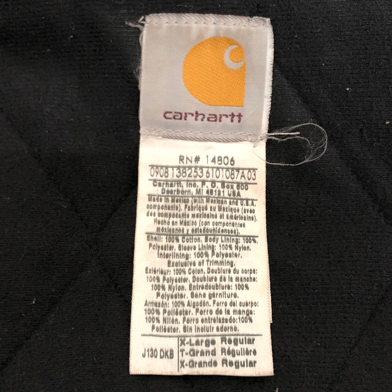 【現状渡し品】【メンズ】 CARHARTT カーハート 00S ACTIVE JACKET J130 アクティブジャケット アウター 古着 ヴィンテージ 146-260603-rs-04-fur サイズ：XL カラー：ダークブラウン 万代Net店