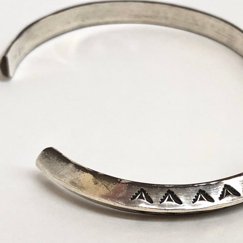 【中古品】【メンズ/レディース】 Wolf-Robe ウルフ ローブ Vintage Narrow TriangleWire Cuff Bracelet c.1940～ バングル カフ ブレスレット シルバー アクセサリー 191-241023-rs-02-fur カラー：シルバー 万代Net店