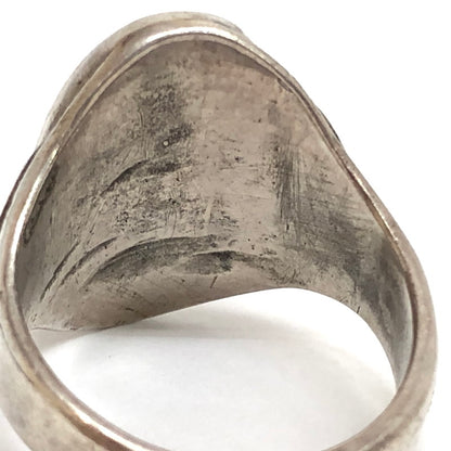 【中古品】【メンズ】 Antique Navajo Fox Turquoise Men's Ring c.1940～ ターコイズ ストーン リング 指輪 シルバー アクセサリー 191-241023-rs-04-fur カラー：ターコイズブルー/シルバー 万代Net店