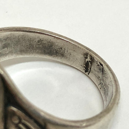 【中古品】【メンズ】 Antique Navajo Fox Turquoise Men's Ring c.1940～ ターコイズ ストーン リング 指輪 シルバー アクセサリー 191-241023-rs-04-fur カラー：ターコイズブルー/シルバー 万代Net店