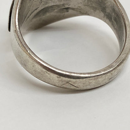 【中古品】【メンズ】 Antique Navajo Fox Turquoise Men's Ring c.1940～ ターコイズ ストーン リング 指輪 シルバー アクセサリー 191-241023-rs-04-fur カラー：ターコイズブルー/シルバー 万代Net店