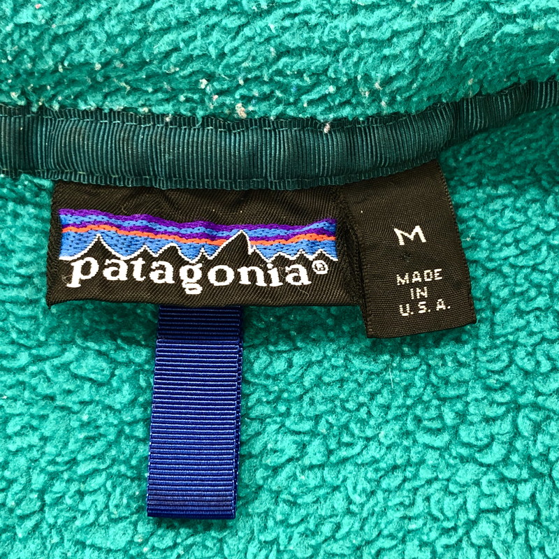 【ジャンク品】【メンズ】 patagonia パタゴニア FLEECE VEST 25571 フリースベスト アウトドア系 ヴィンテージ系 144-240624-rs-02-fur サイズ：M カラー：グリーン系 万代Net店