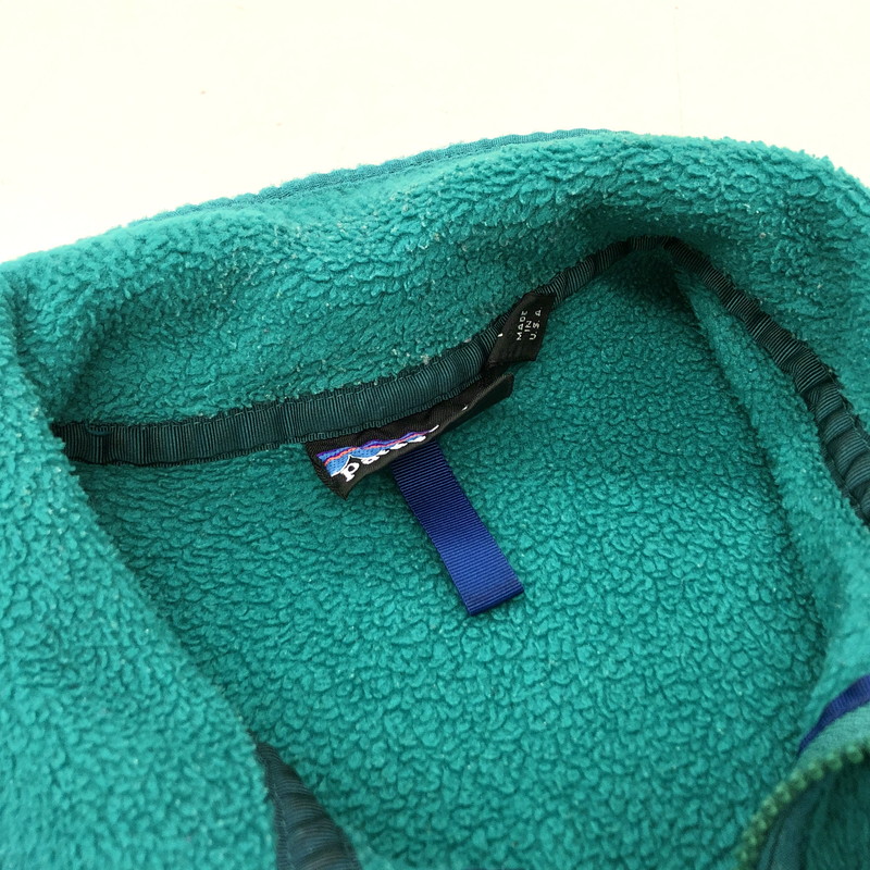 【ジャンク品】【メンズ】 patagonia パタゴニア FLEECE VEST 25571 フリースベスト アウトドア系 ヴィンテージ系 144-240624-rs-02-fur サイズ：M カラー：グリーン系 万代Net店