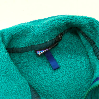 【ジャンク品】【メンズ】 patagonia パタゴニア FLEECE VEST 25571 フリースベスト アウトドア系 ヴィンテージ系 144-240624-rs-02-fur サイズ：M カラー：グリーン系 万代Net店