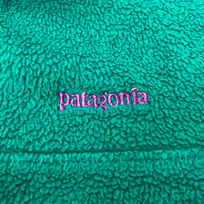 【ジャンク品】【メンズ】 patagonia パタゴニア FLEECE VEST 25571 フリースベスト アウトドア系 ヴィンテージ系 144-240624-rs-02-fur サイズ：M カラー：グリーン系 万代Net店