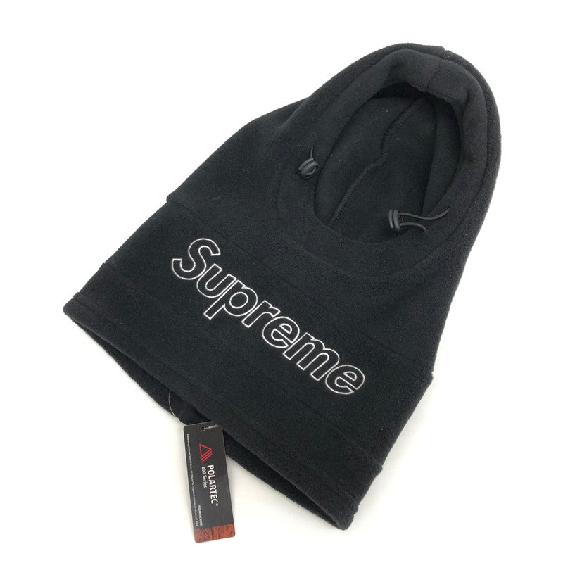 【中古品】【メンズ/レディース】 Supreme シュプリーム Polartec Balaclava ロゴ ポーラーテック フリース バラクラバ 149-251222-rs-02-fur サイズ：F カラー：ブラック 万代Net店