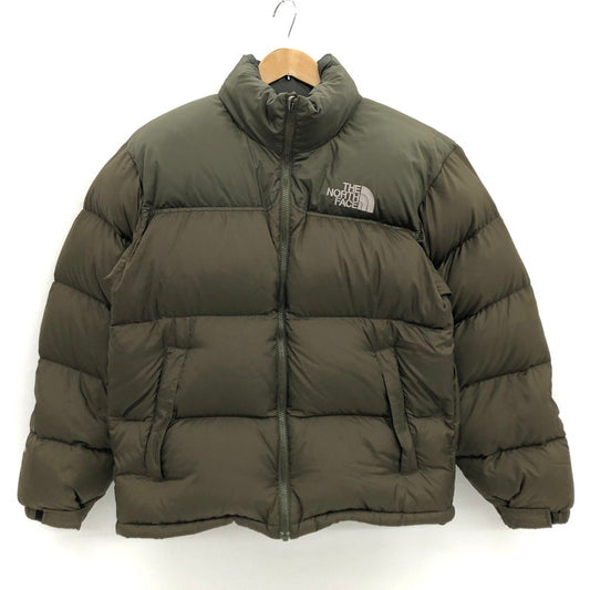 【現状渡し品】【メンズ】 THE NORTH FACE ザ・ノースフェイス NUPTSE DOWN JACKET ND01586 ヌプシダウンジャケット センターロゴ アウター アウトドア系 144-250221-rs-01-fur サイズ：M カラー：カーキ系 万代Net店