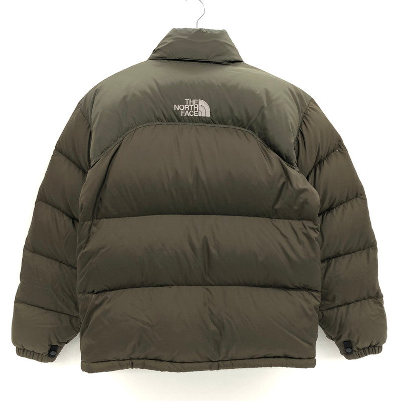 【現状渡し品】【メンズ】 THE NORTH FACE ザ・ノースフェイス NUPTSE DOWN JACKET ND01586 ヌプシダウンジャケット センターロゴ アウター アウトドア系 144-250221-rs-01-fur サイズ：M カラー：カーキ系 万代Net店