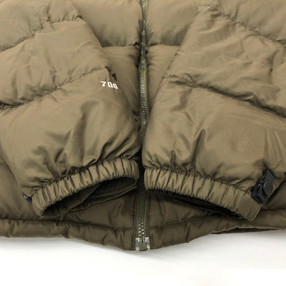 【現状渡し品】【メンズ】 THE NORTH FACE ザ・ノースフェイス NUPTSE DOWN JACKET ND01586 ヌプシダウンジャケット センターロゴ アウター アウトドア系 144-250221-rs-01-fur サイズ：M カラー：カーキ系 万代Net店