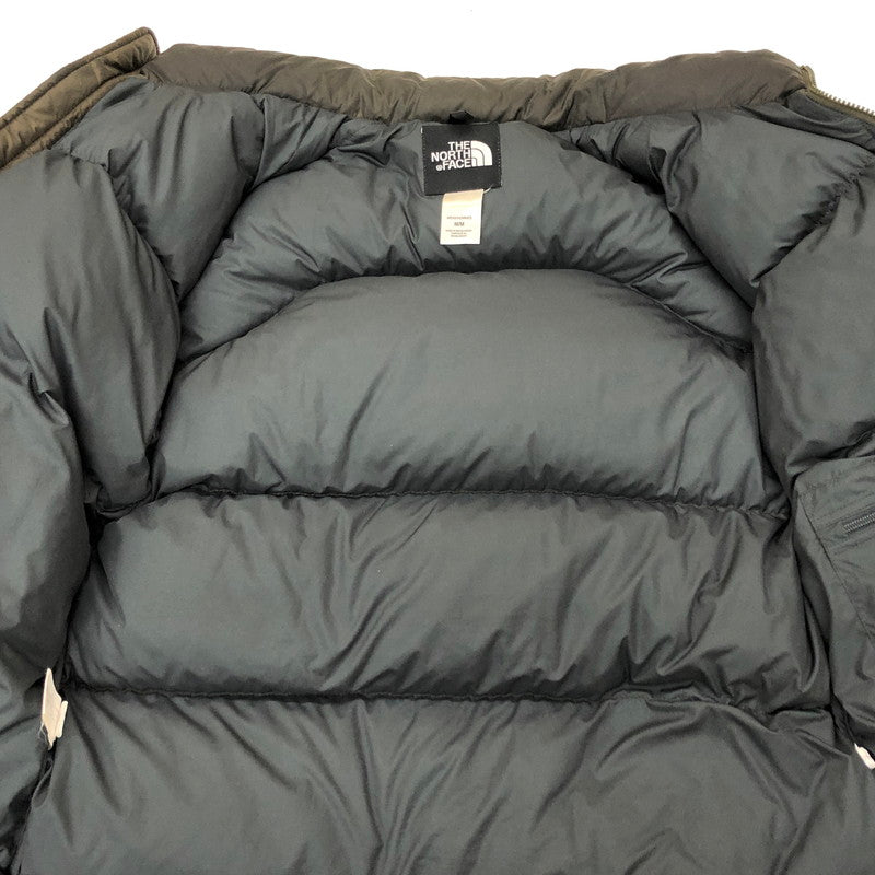 【現状渡し品】【メンズ】 THE NORTH FACE ザ・ノースフェイス NUPTSE DOWN JACKET ND01586 ヌプシダウンジャケット センターロゴ アウター アウトドア系 144-250221-rs-01-fur サイズ：M カラー：カーキ系 万代Net店