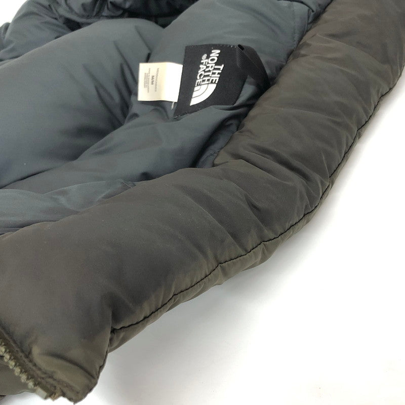 【現状渡し品】【メンズ】 THE NORTH FACE ザ・ノースフェイス NUPTSE DOWN JACKET ND01586 ヌプシダウンジャケット センターロゴ アウター アウトドア系 144-250221-rs-01-fur サイズ：M カラー：カーキ系 万代Net店