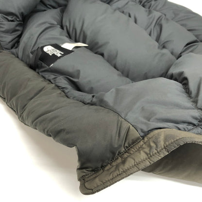 【現状渡し品】【メンズ】 THE NORTH FACE ザ・ノースフェイス NUPTSE DOWN JACKET ND01586 ヌプシダウンジャケット センターロゴ アウター アウトドア系 144-250221-rs-01-fur サイズ：M カラー：カーキ系 万代Net店