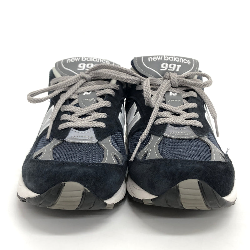 【中古品】【メンズ/レディース】 NEW BALANCE ニューバランス M991NV スニーカー シューズ 靴 162-260603-rs-07-fur サイズ：26.0cm US8 カラー：ネイビー/グレー 万代Net店