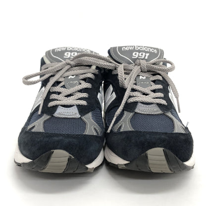 【中古品】【メンズ/レディース】 NEW BALANCE ニューバランス M991NV スニーカー シューズ 靴 162-260603-rs-07-fur サイズ：26.0cm US8 カラー：ネイビー/グレー 万代Net店