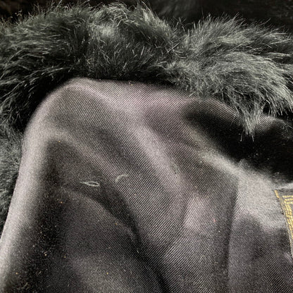 【中古品】【メンズ】 KARL KANI カールカナイ 33K1619 ACRYLIC FUR FULL ZIP JACKET アクリルファー フルジップ ジャケット アウター 142-260314-kh-08-izu サイズ：L カラー：ブラック 万代Net店