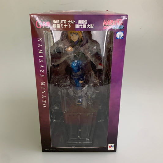 【現状渡し品】 メガハウス G.E.M.シリーズ NARUTO-ナルト- 疾風伝 波風ミナト 四代目火影 1/8スケール フィギュア 051-251218-zi-02-min 万代Net店